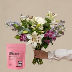 Ugens FLOWR buket med The Mallows™ 