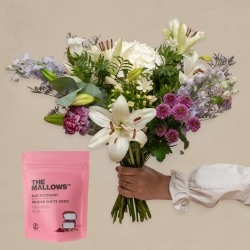 Ugens FLOWR buket med The Mallows™ 