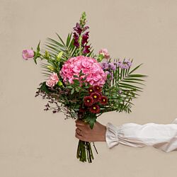 Trendy hortensia buket