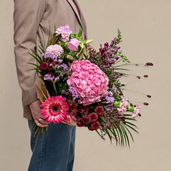 Trendy hortensia buket