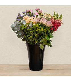 Færdigblandet blomsterbundt med friske blomster fra online blomsterbutik – køb blomsterbuket med levering direkte til døren