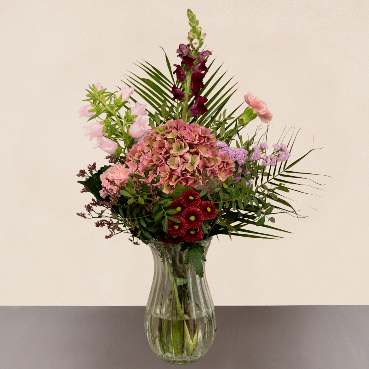 Trendy hortensia buket
